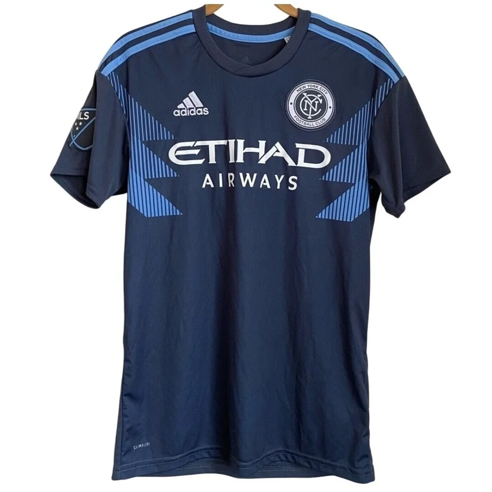 Adidas 2018 NYC‎ Football Club Jersey Etihad Airways MLS Soccer Shirt S NWT